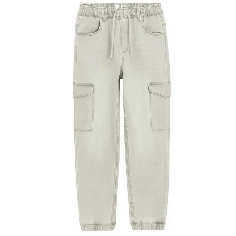 Cool Club, Blugi reglabili pentru baieti, croiala jogger, gri