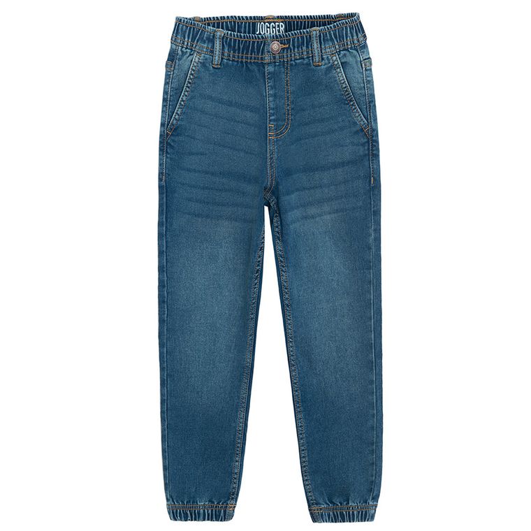 Cool Club, Blugi reglabili pentru baieti, jogger, albastru