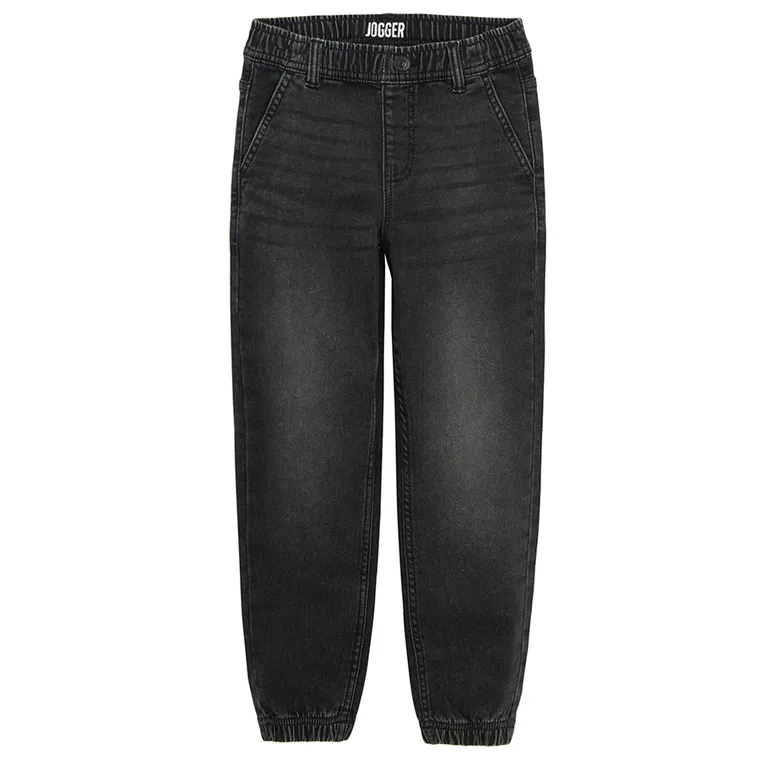 Cool Club, Blugi reglabili pentru baieti, jogger, negru