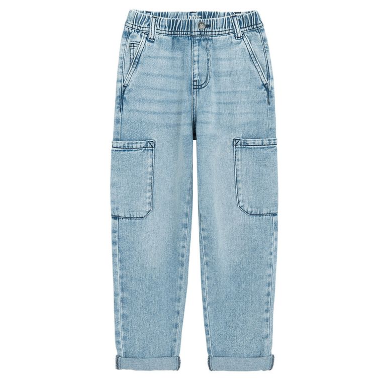 Cool Club, Blugi reglabili pentru baieti, loose, albastru