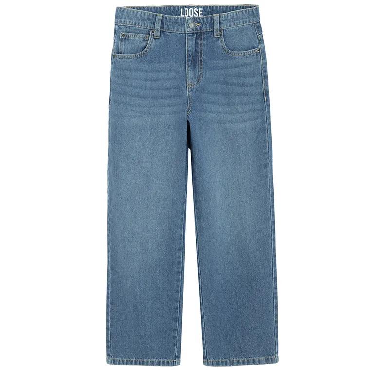 Cool Club, Blugi reglabili pentru baieti, loose, albastru