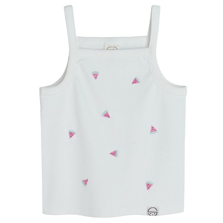 Cool Club, Bluza cu bretele, ecru