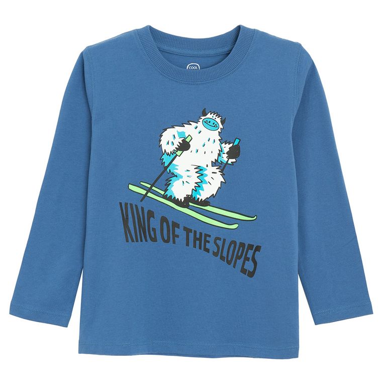 Cool Club, Bluza cu maneca lunga pentru baieti, albastru