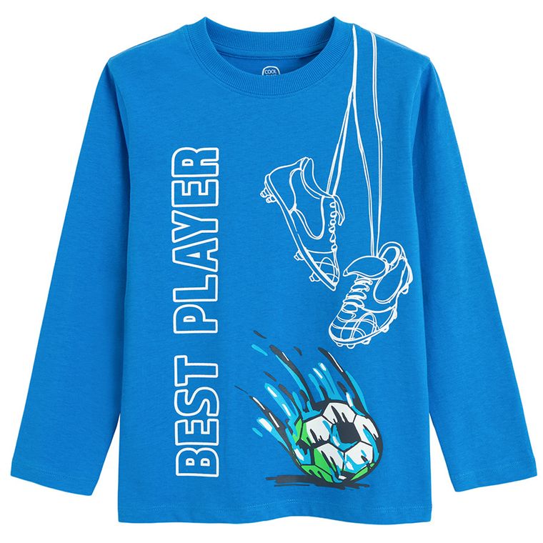 Cool Club, Bluza cu maneca lunga pentru baieti, albastru