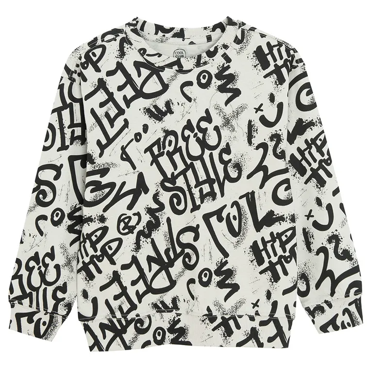 Cool Club, Bluza cu maneca lunga pentru baieti, gri