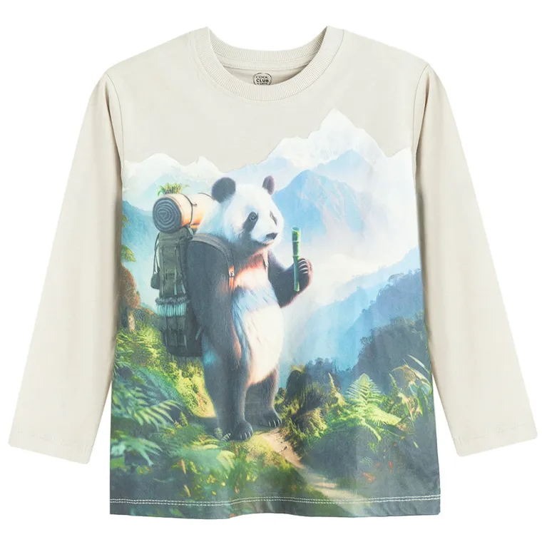 Cool Club, Bluza cu maneca lunga pentru baieti, gri