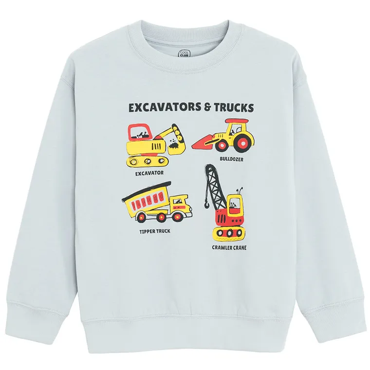 Cool Club, Bluza cu maneca lunga pentru baieti, gri