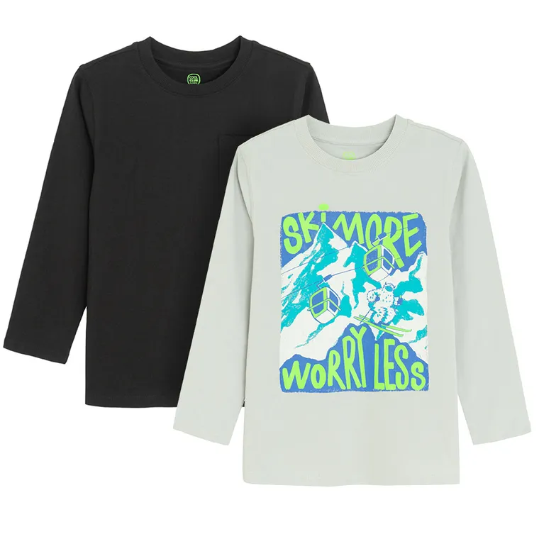 Cool Club, Bluza cu maneca lunga pentru baieti, mix, set, 2 buc.