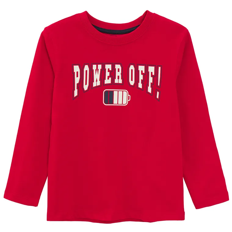 Cool Club, Bluza cu maneca lunga pentru baieti, rosu