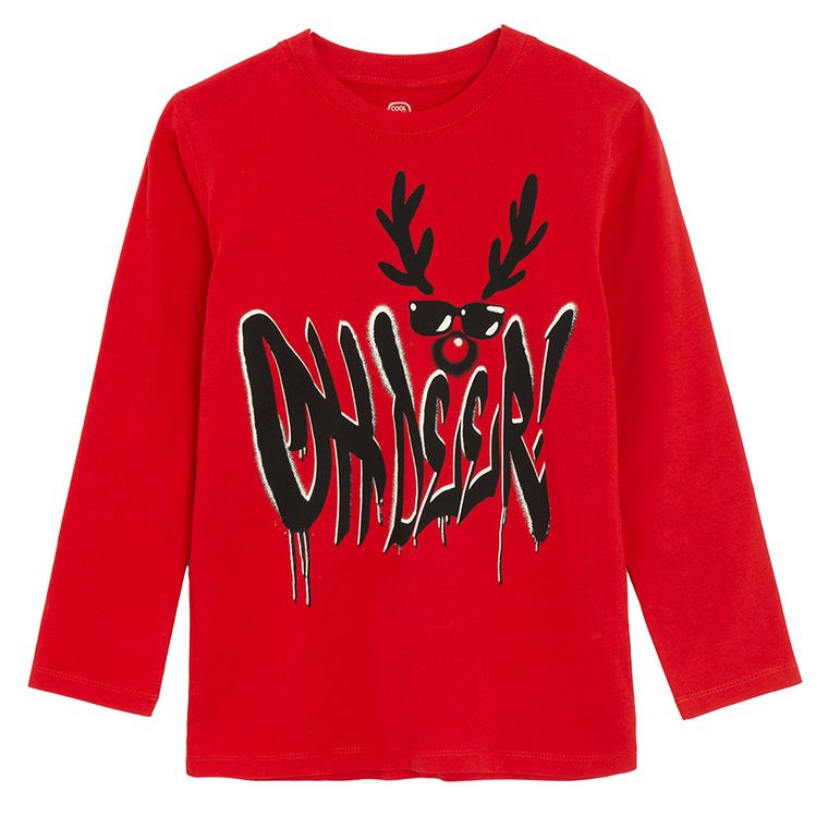 Cool Club, Bluza cu maneca lunga pentru baieti, rosu