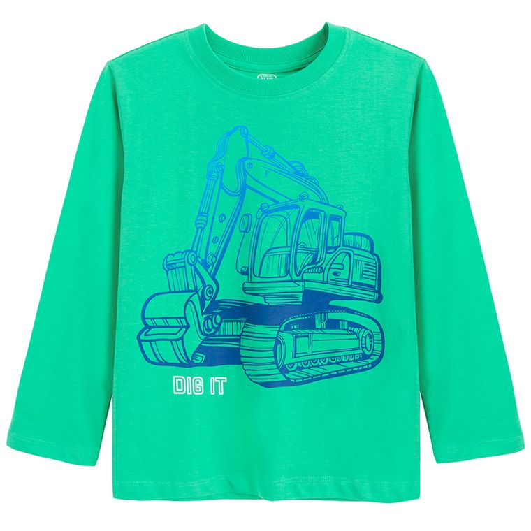 Cool Club, Bluza cu maneca lunga pentru baieti, verde
