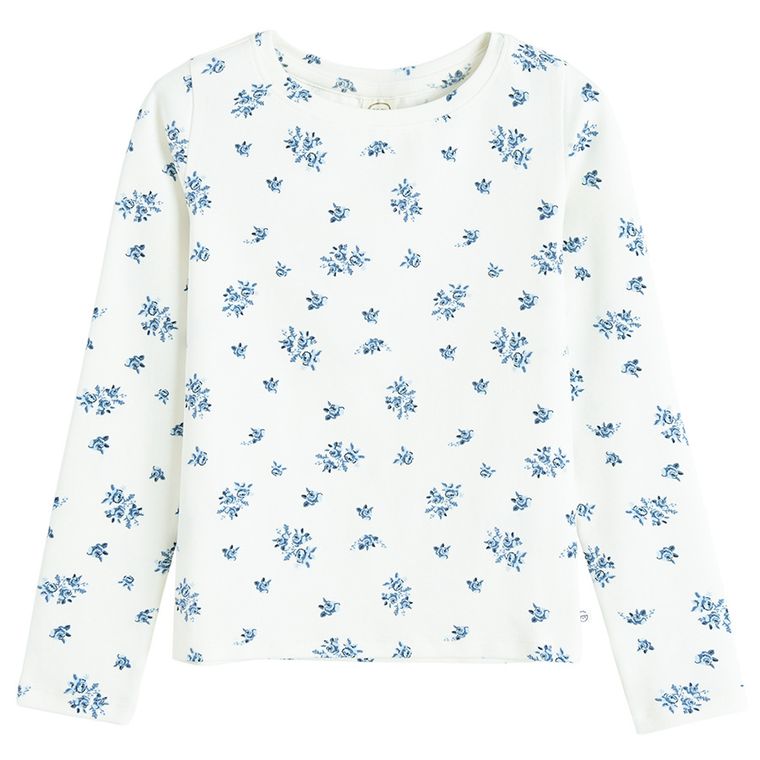 Cool Club, Bluza cu maneca lunga pentru fete, alb