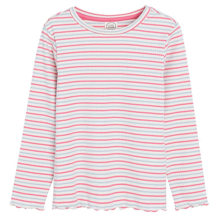 Cool Club, Bluza cu maneca lunga pentru fete, ecru