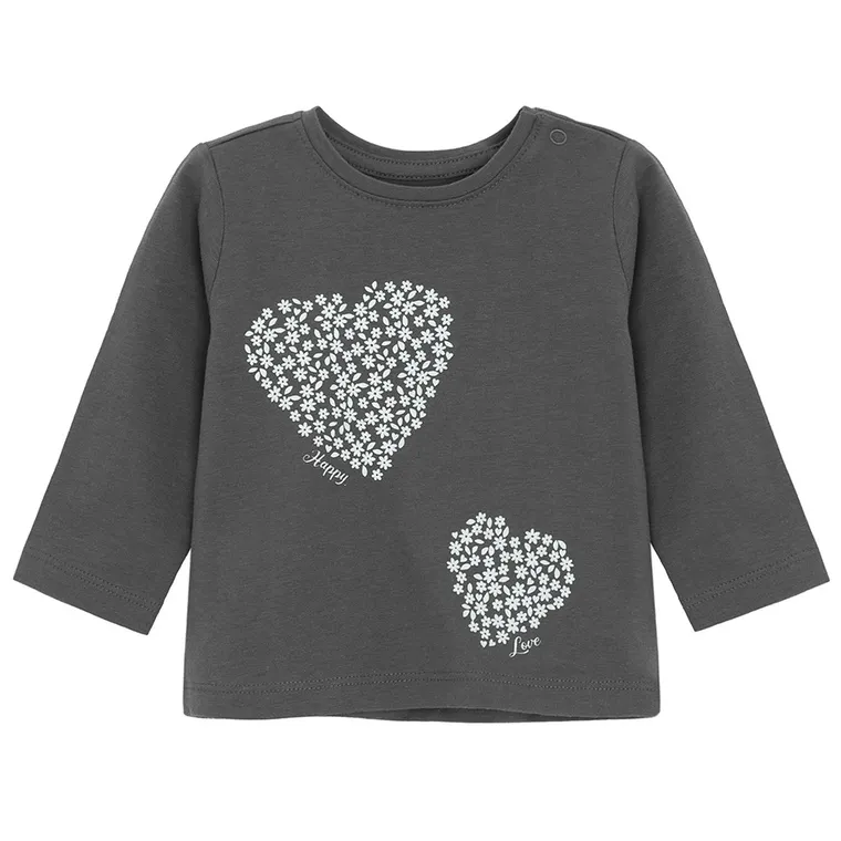 Cool Club, Bluza cu maneca lunga pentru fete, granit