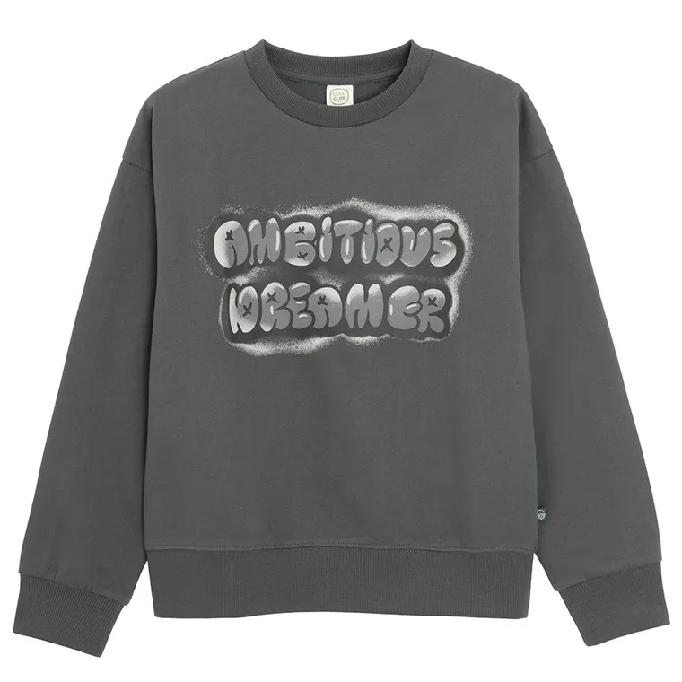 Cool Club, Bluza cu maneca lunga pentru fete, gri