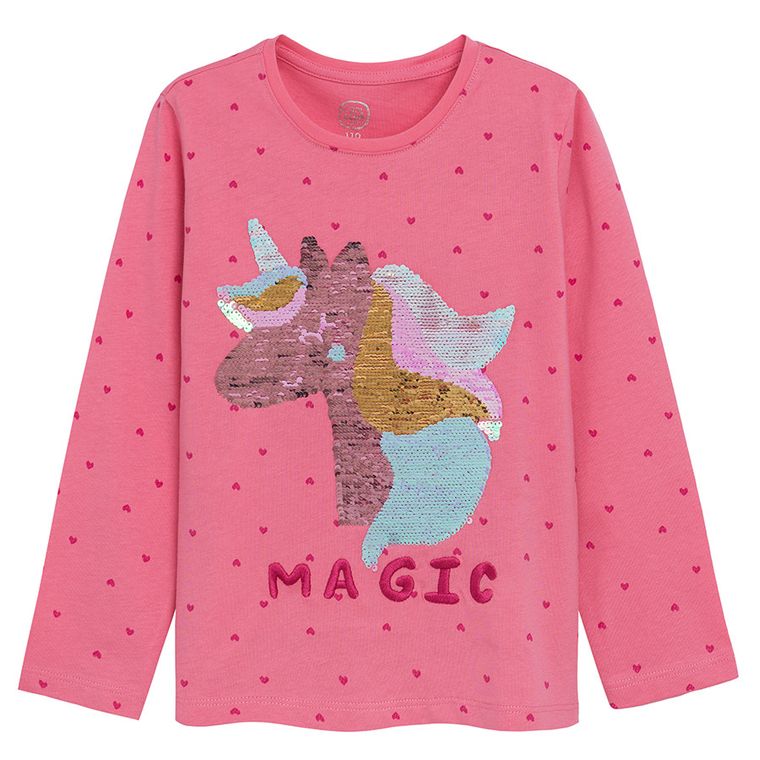 Cool Club, Bluza cu maneca lunga pentru fete, roz