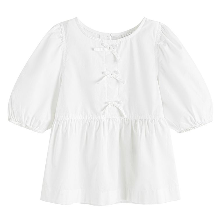 Cool Club, Bluza cu maneca scurta pentru fete, alb