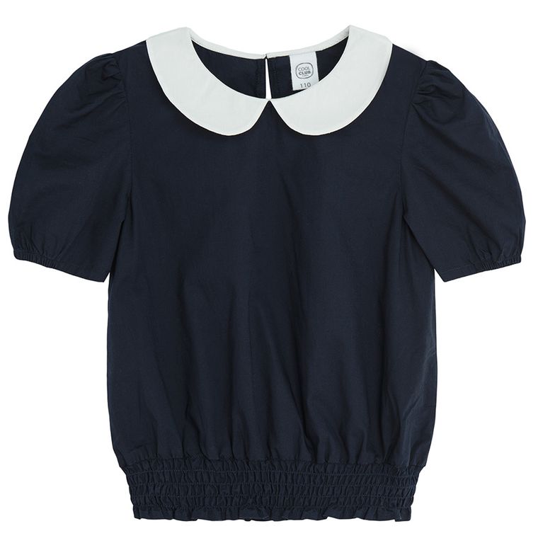 Cool Club, Bluza cu maneca scurta pentru fete, bleumarin