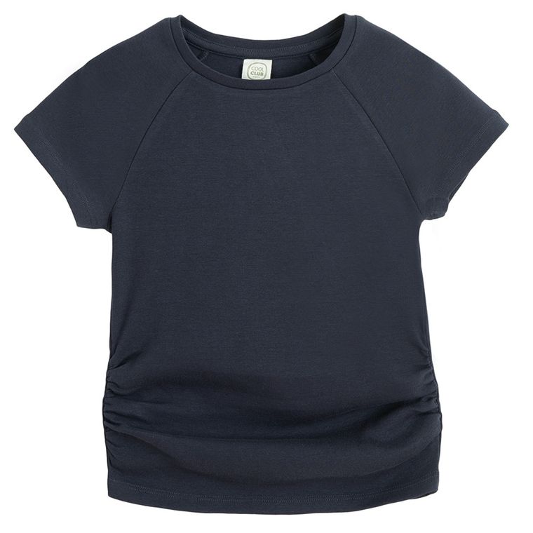 Cool Club, Bluza cu maneca scurta pentru fete, bleumarin