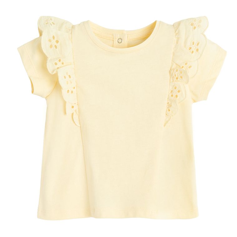 Cool Club, Bluza cu maneca scurta pentru fete, galben
