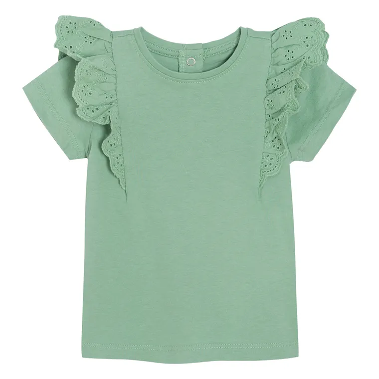 Cool Club, Bluza cu maneca scurta pentru fete, kaki