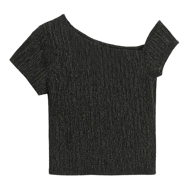 Cool Club, Bluza cu maneca scurta pentru fete, negru