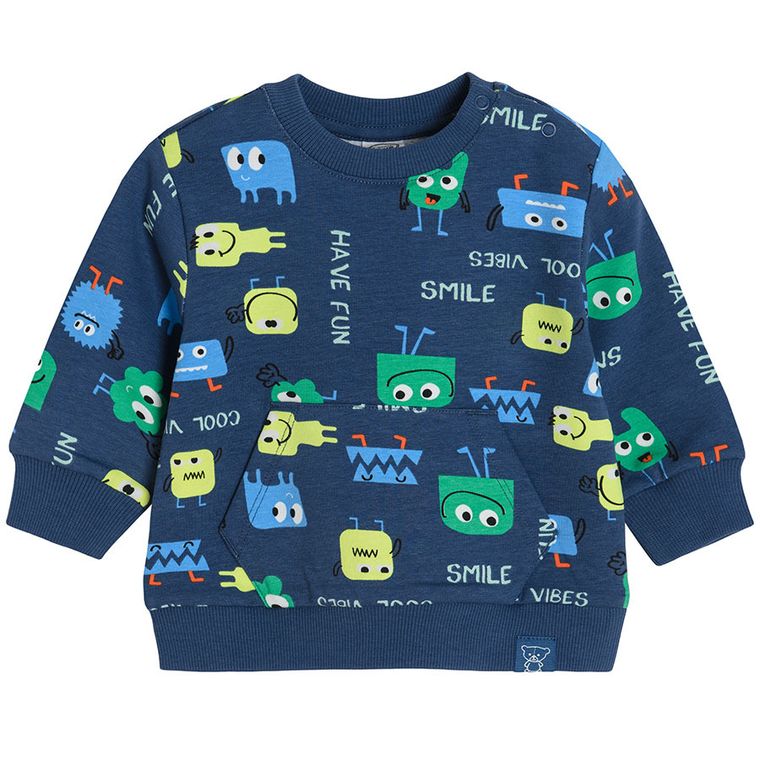 Cool Club, Bluza pentru baieti, bleumarin