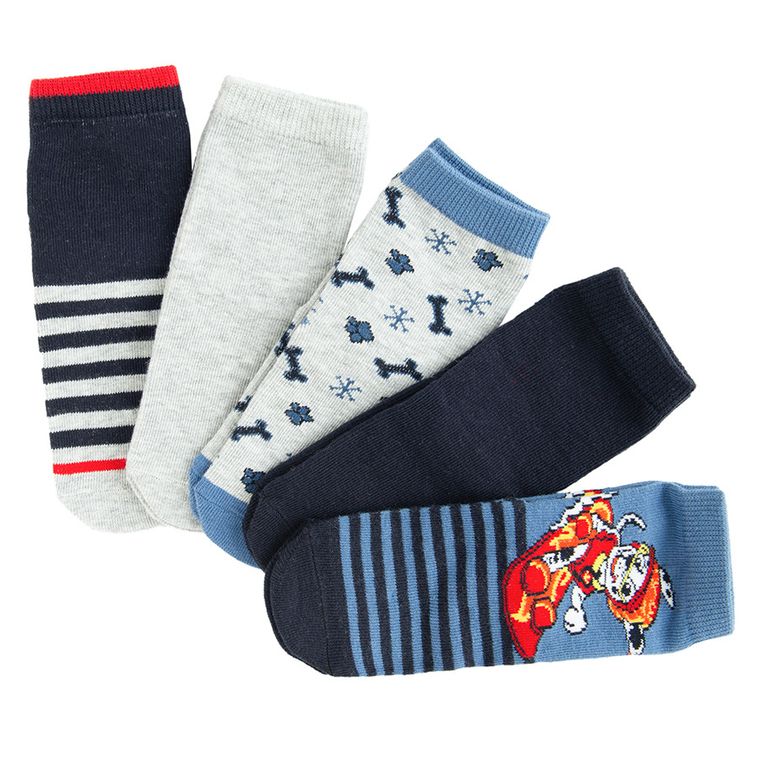 Cool Club, Bluza pentru baieti, mix, imprimeu Paw Patrol, set, 5 buc.