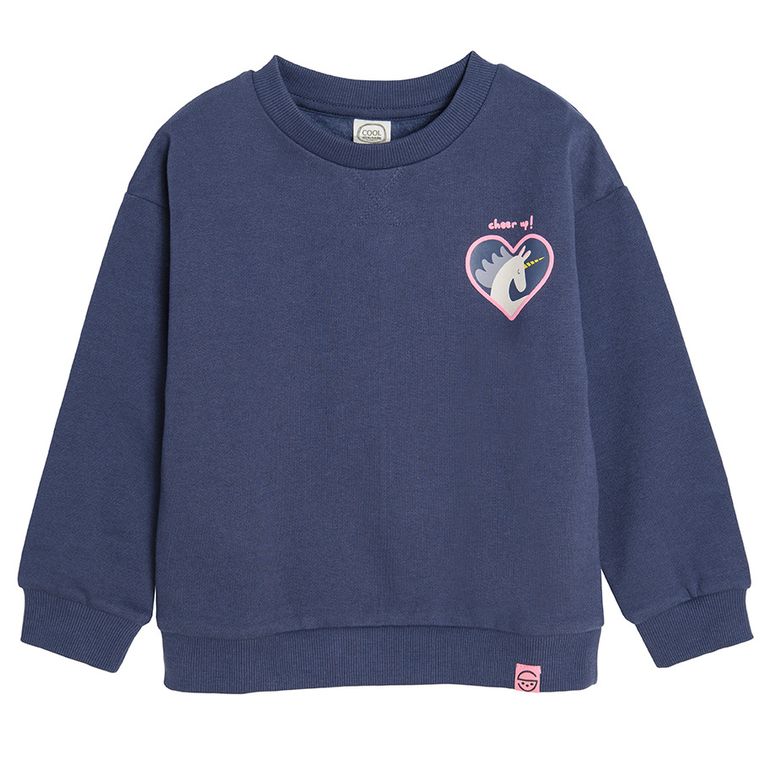 Cool Club, Bluza pentru fete, culoare bleumarin