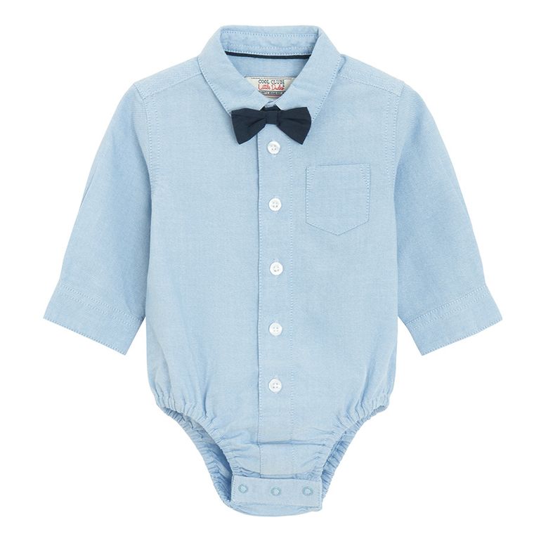 Cool Club, Body-camasa cu maneca lunga pentru baieti, albastru