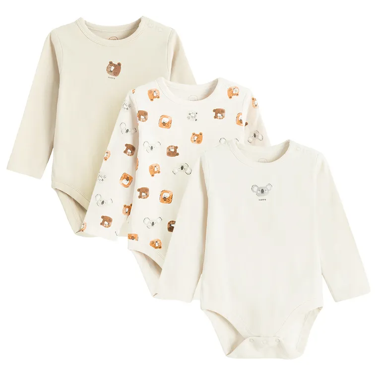 Cool Club, Body cu maneca lunga pentru baieti, mix, set, 3 buc.