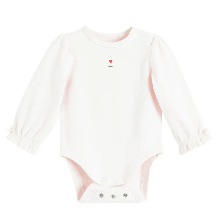 Cool Club, Body cu maneca lunga pentru fete, roz