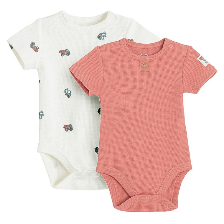 Cool Club, Body cu maneca scurta pentru baieti, mix, set, 2 buc.