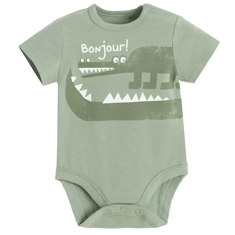 Cool Club, Body cu maneca scurta pentru baieti, verde