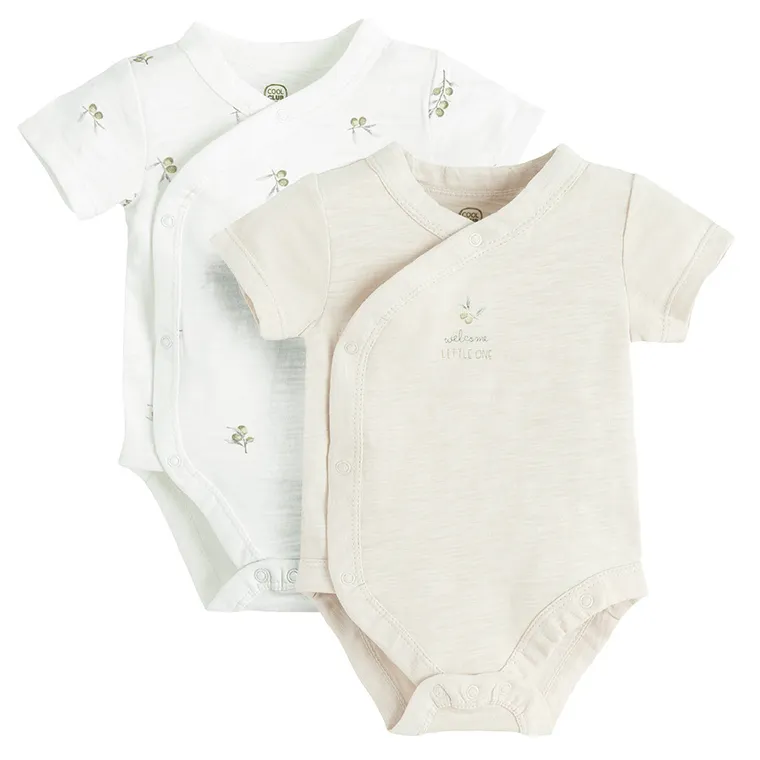 Cool Club, Body cu maneca scurta pentru bebelusi, mix, set, 2 buc.
