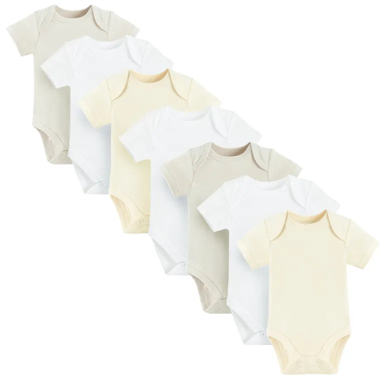 Cool Club, Body cu maneca scurta pentru copii, mix, set, 7 buc.