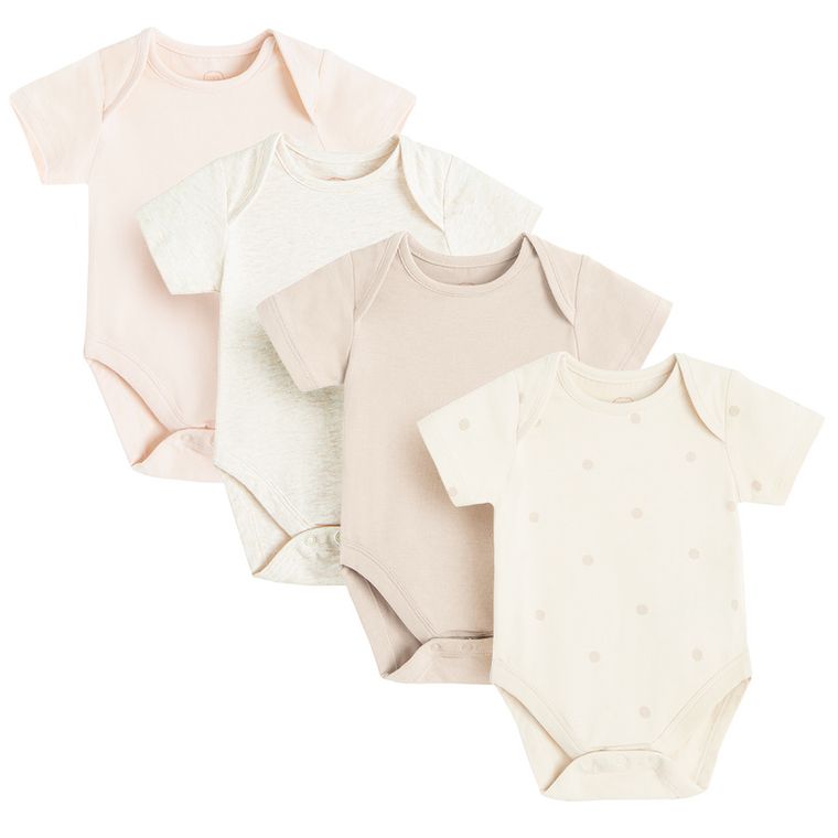 Cool Club, Body cu maneca scurta pentru fete, mix, set, 4 buc.