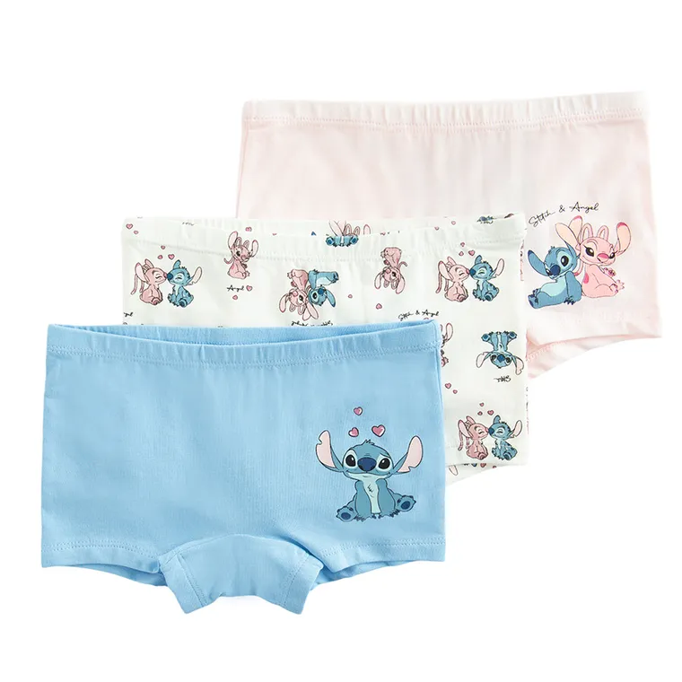Cool Club, Boxeri pentru fete, mix, set, 3 buc., imprimeu Lilo si Stitch
