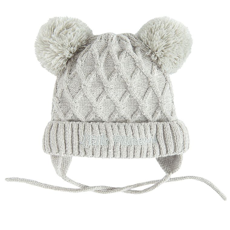 Cool Club, Caciula cu pompon pentru fete, gri