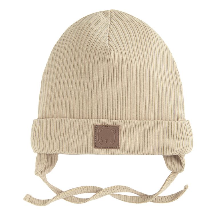 Cool Club, Caciula pentru baieti, cu snur, maro