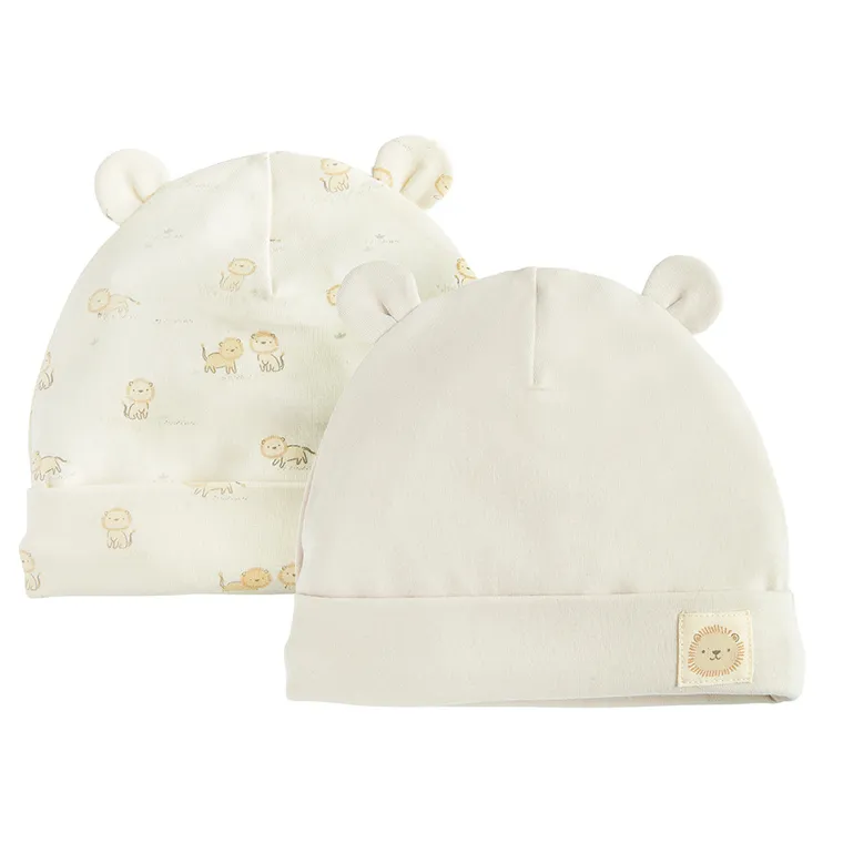 Cool Club, Caciula pentru bebelusi, bej, set, 2 buc.