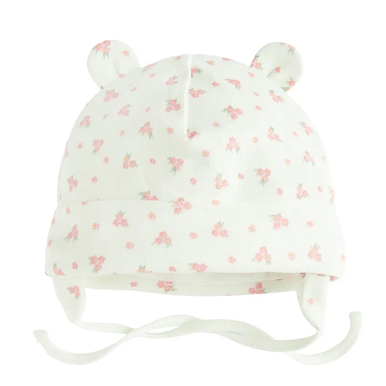 Cool Club, Caciula pentru fete, cu snur, alb