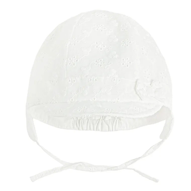 Cool Club, Caciula pentru fete, cu snur, alb