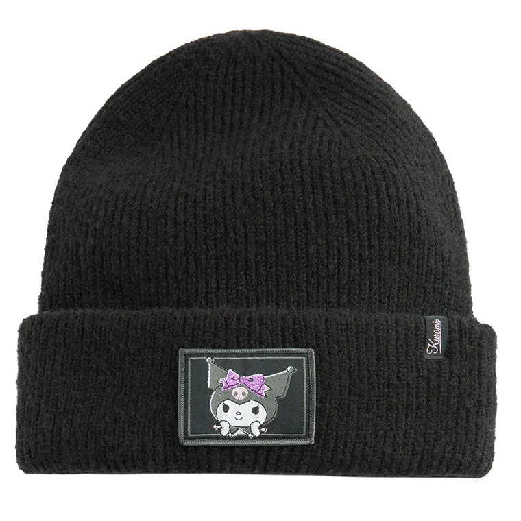 Cool Club, Caciula pentru fete, negru, imprimeu Kuromi