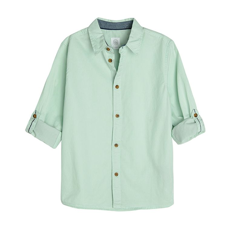 Cool Club, Camasa cu maneca lunga pentru baieti, verde-menta