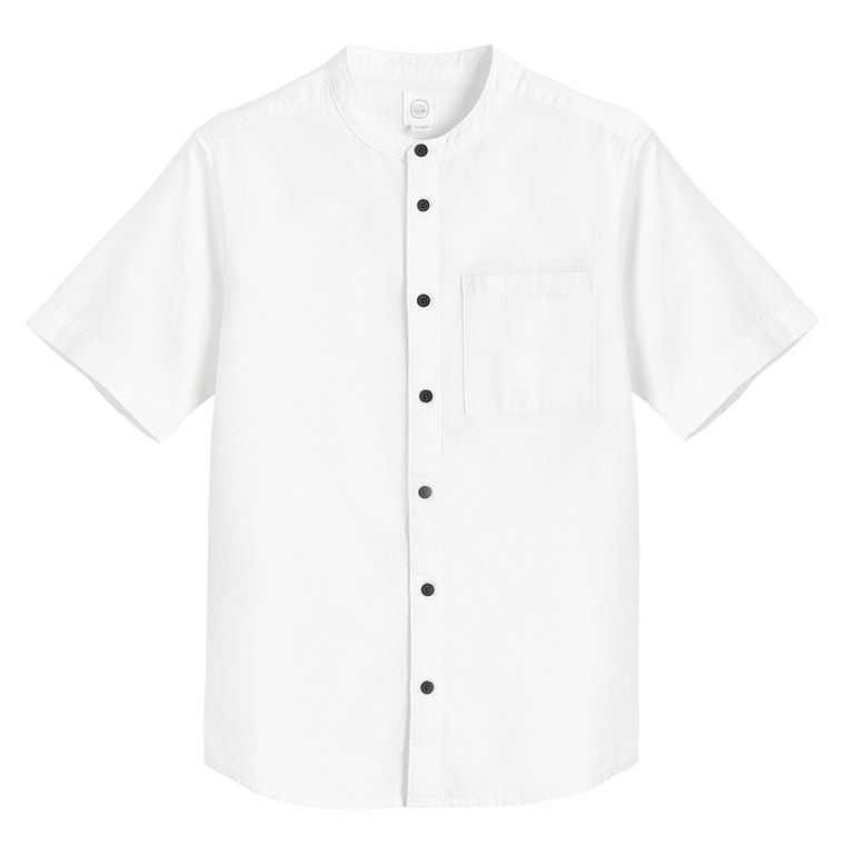 Cool Club, Camasa cu maneca scurta pentru baieti, alb
