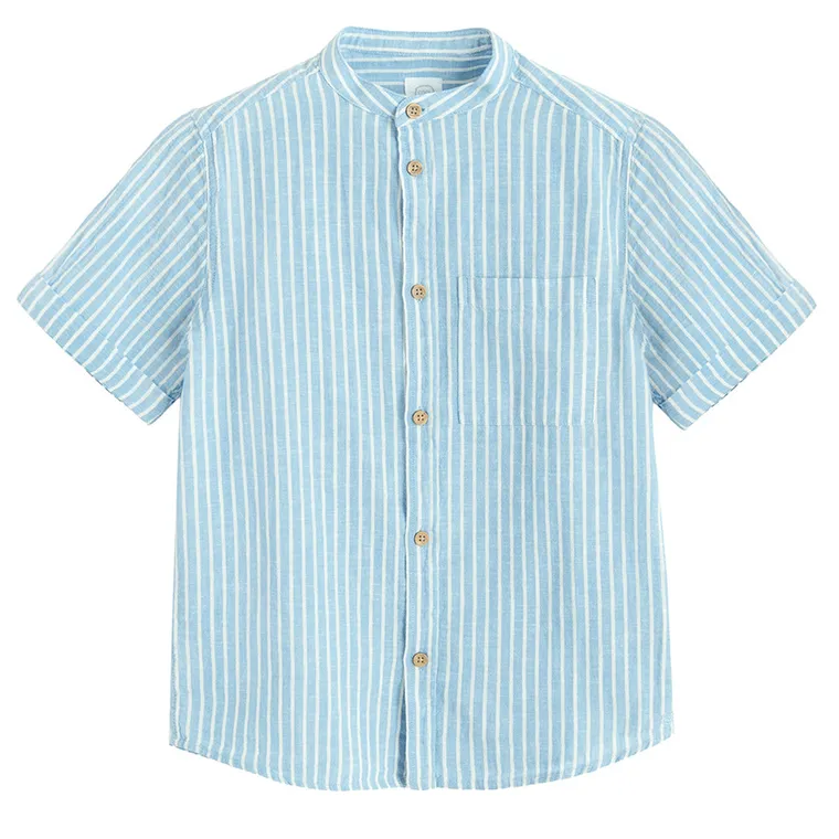 Cool Club, Camasa cu maneca scurta pentru baieti, cu in, regular, albastru