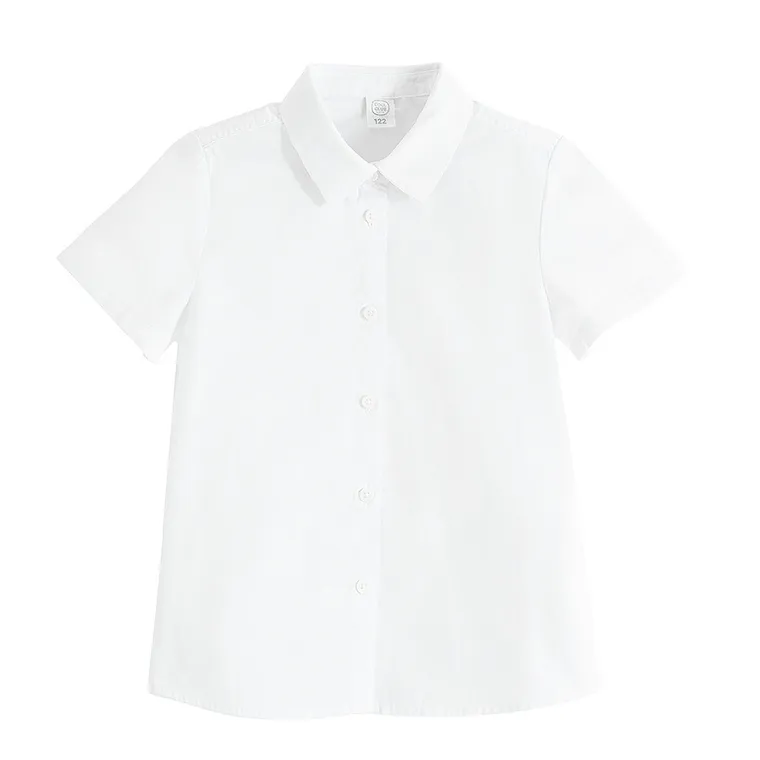 Cool Club, Camasa cu maneca scurta pentru fete, alb