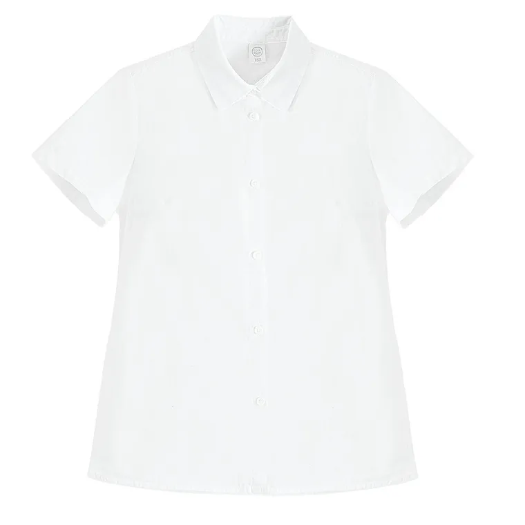 Cool Club, Camasa cu maneca scurta pentru fete, alb