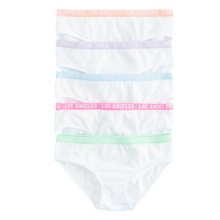 Cool Club, Chilotei pentru fete, alb, set, 5 buc.